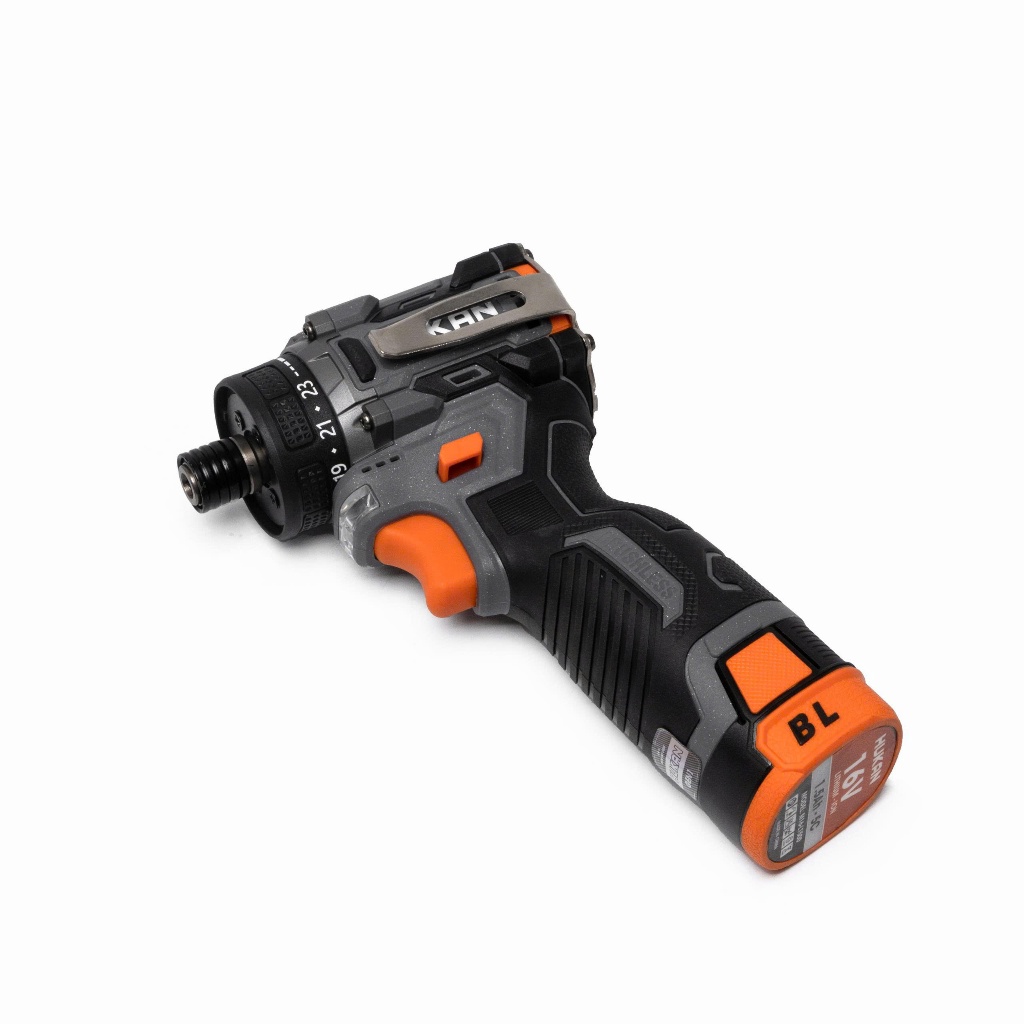 Máy bắt vít cấp trượt HUKAN - CVT345, Lực siết 45Nm, 23 Cấp Trượt và chế độ khoan, Pin 4cell 16.8V