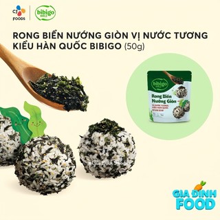 Rong biển Vị Cá Hồi 45g/ Nước Tương Kiểu Hàn Quốc Bibigo 30g