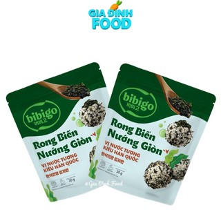 Rong biển Vị Cá Hồi 45g/ Nước Tương Kiểu Hàn Quốc Bibigo 30g