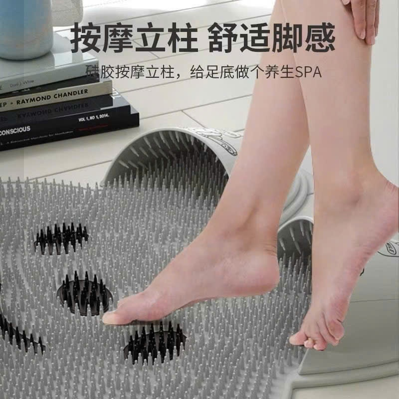 Thảm Cọ Chân Massage Dễ Thương, Thảm Chà Bàn Chân Chống Trượt Silicon Hình Thỏ