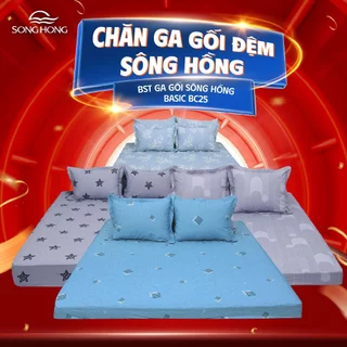 BST mã BC25 - Ga gối Sông Hồng Basic Cotton mẫu mới nhất 2025