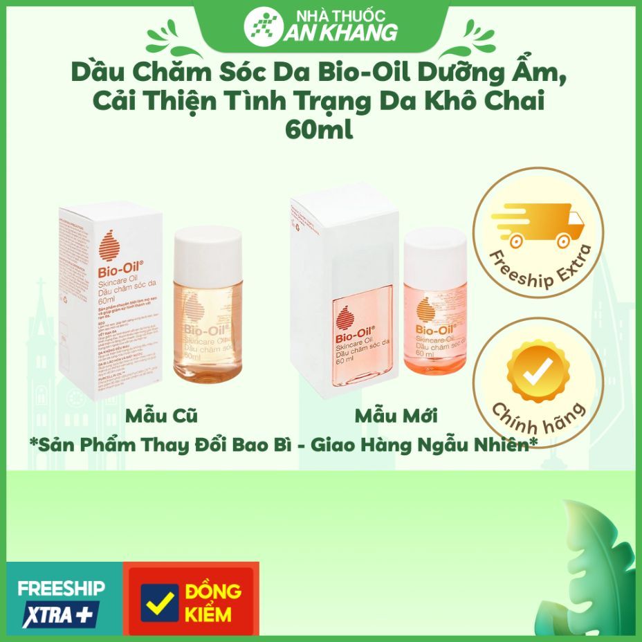 Dầu chăm sóc da Bio-Oil dưỡng ẩm, cải thiện tình trạng da khô chai 60ml