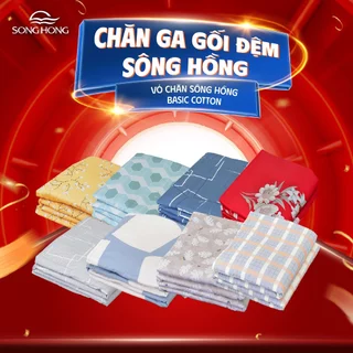 BST mã BC23 - Vỏ chăn xuân thu Sông Hồng Basic cotton (đa dạng kích thước, màu sắc)