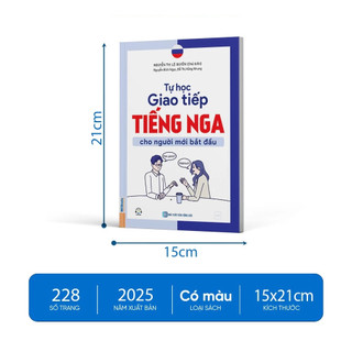 Sách - Tự Học Giao Tiếp Tiếng Nga Cho Người Mới Bắt Đầu