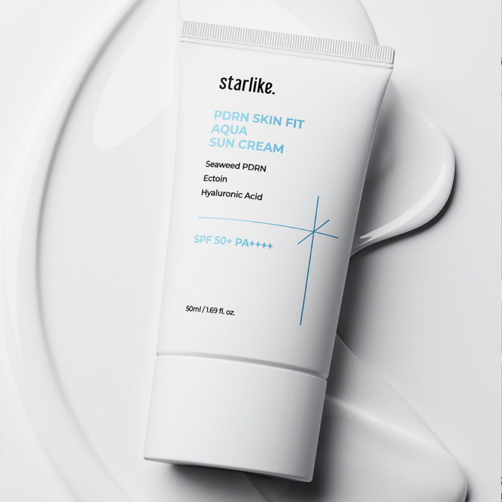 [Starlike] Kem chống nắng SKIN FIT AQUA SUN CREAM 50ml dành cho da nhạy cảm, làm dịu da kích ứng