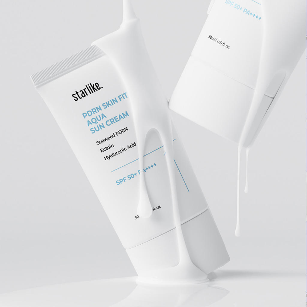 [Starlike] Kem chống nắng SKIN FIT AQUA SUN CREAM 50ml dành cho da nhạy cảm, làm dịu da kích ứng