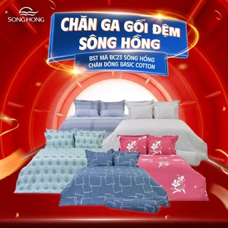BST mã BC23 - Chăn đông Sông Hồng Basic cotton (bao gồm ruột chăn + vỏ chăn)