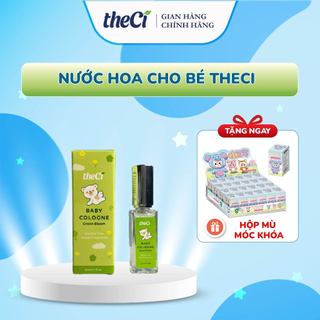 Nước Hoa Cho Bé Theci BABY COLOGNE GREEN BLOOM  Không Cồn, Không Parapen, Dưỡng Ẩm Da, Giúp Thư Giãn Giấc Ngủ Sâu 5ML