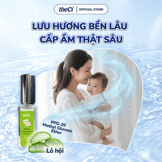Nước Hoa Cho Bé Theci BABY COLOGNE GREEN BLOOM  Không Cồn, Không Parapen, Dưỡng Ẩm Da, Giúp Thư Giãn Giấc Ngủ Sâu 5ML