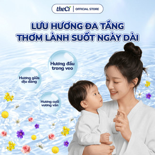 Nước Hoa Cho Bé Theci BABY COLOGNE GREEN BLOOM  Không Cồn, Không Parapen, Dưỡng Ẩm Da, Giúp Thư Giãn Giấc Ngủ Sâu 5ML