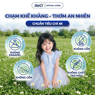 Nước Hoa Cho Bé Theci BABY COLOGNE GREEN BLOOM  Không Cồn, Không Parapen, Dưỡng Ẩm Da, Giúp Thư Giãn Giấc Ngủ Sâu 5ML