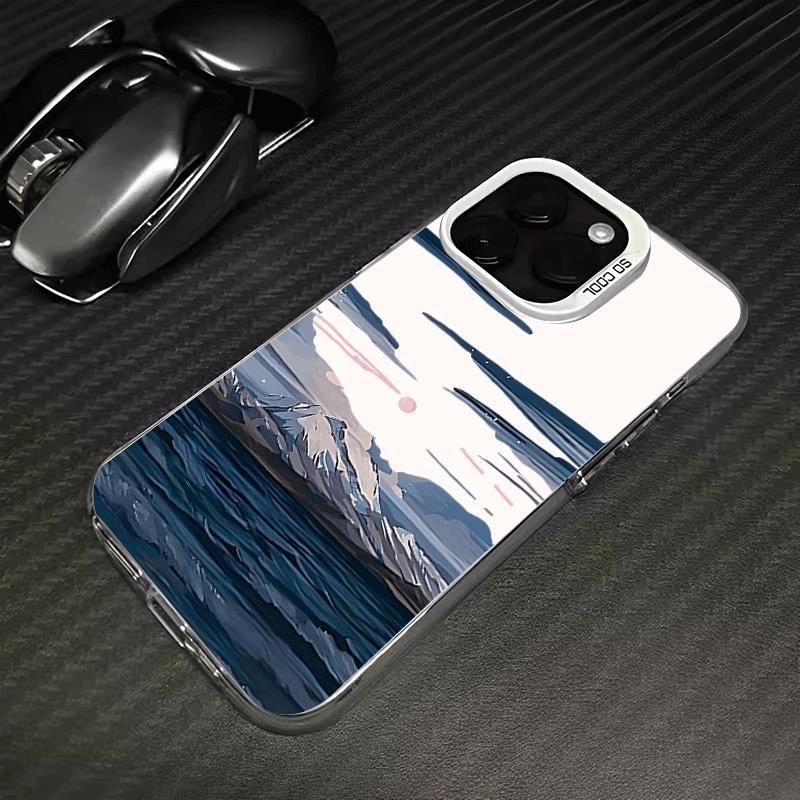 Bãi biển áp dụng cho iphone 17/16/15 apple điện thoại di động 14/13/11 trường hấp thụ từ trong suốt