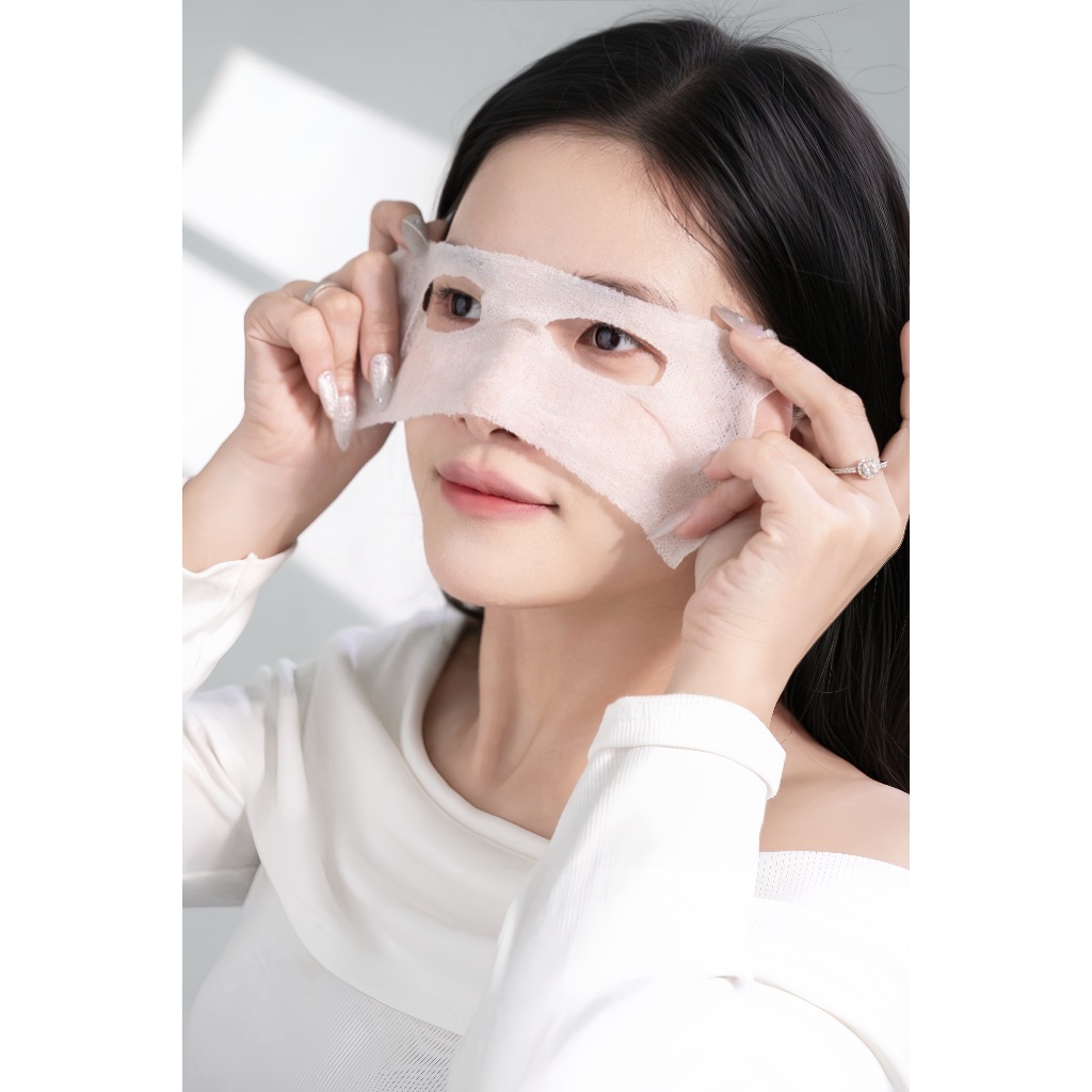wowstarBông Đắp  BÔNG ĐẮP TONER  toner pad  201 miếng vải Cotton co giãn  thiết kế đục lỗ không dệt để hấp thụ-toner pad