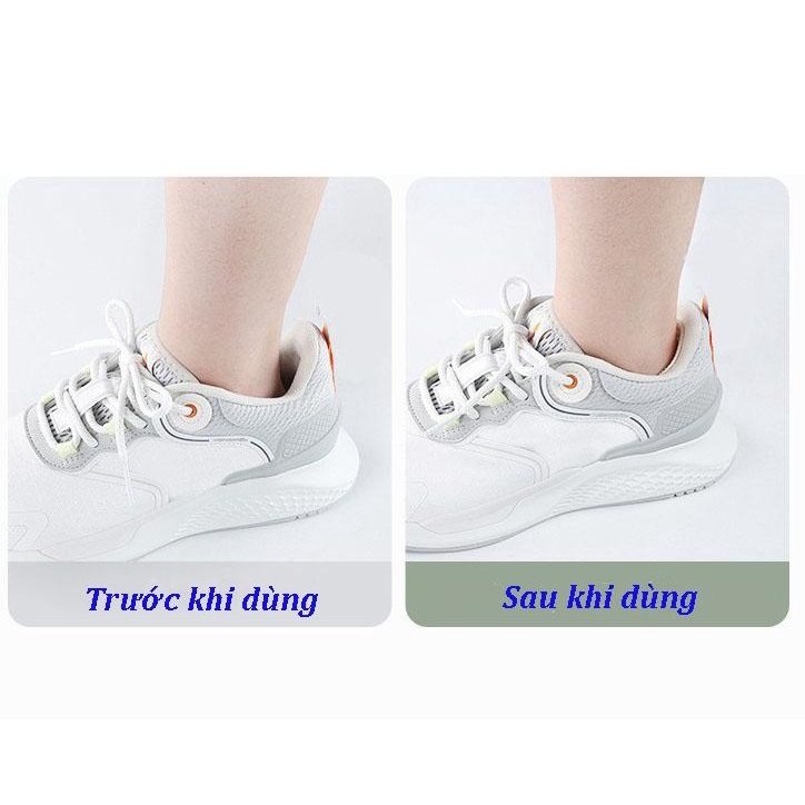 2 Miếng lót giày bảo vệ gót sau HICKIES LACING SYSTEM, dùng cho giày thể thao nam nữ,Sneaker, Giày Tây