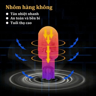 2 bóng đèn phanh LED cho VF5/VF5 Plus, màu đỏ, chân cắm T15.​