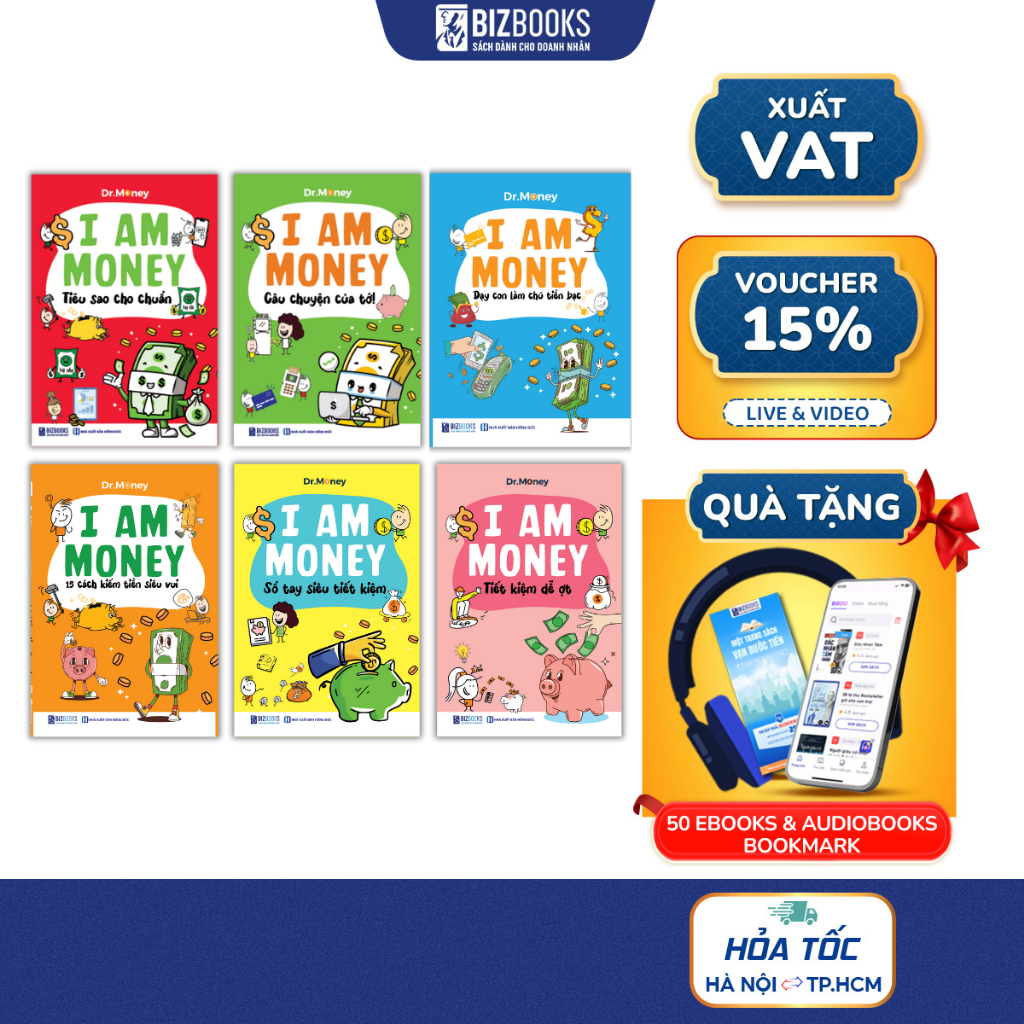 Sách Giáo Dục Tài Chính Cho Trẻ Cho Học Sinh 10 đến 15 tuổi - I AM MONEY - Trang Bị Bản Lĩnh Tài Chính Cho Thế Hệ Trẻ