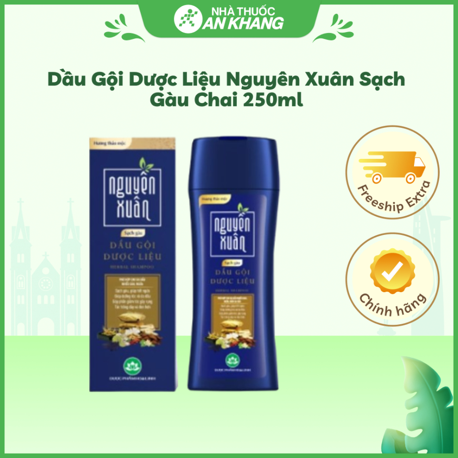 Dầu gội dược liệu Nguyên Xuân sạch gàu chai 250ml