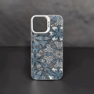 Thủy triều hoa áp dụng cho iphone 17/16/15 apple điện thoại di động vỏ 14/13/11 hấp thụ từ trong suốt vỏ