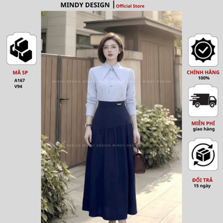 A167 - Áo sơ mi dài tay - Thiết kế cao cấp MindyDesign