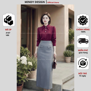 A167 - Áo sơ mi dài tay - Thiết kế cao cấp MindyDesign