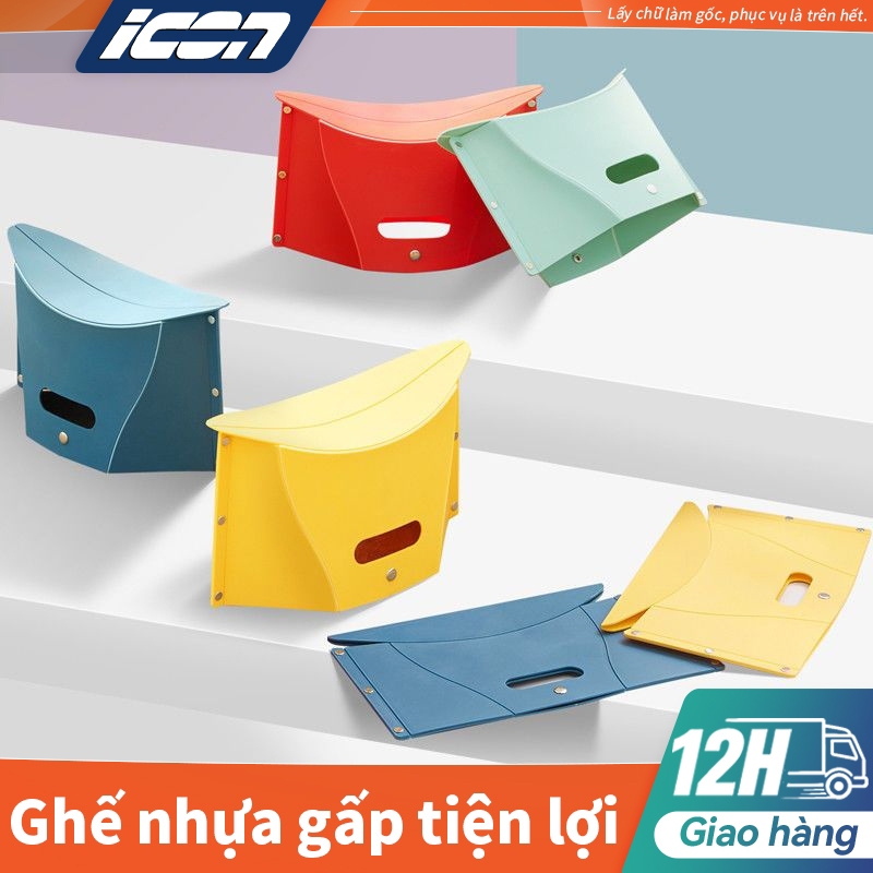 ICON ghế gấp Ghế gấp di động có thể sử dụng trong nhà, câu cá, bán hàng trên phố và ngồi trong chuyến xe dài
