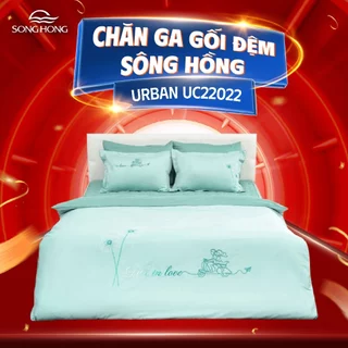 Chăn ga gối sông hồng cao cấp Urban UC22022