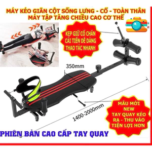 Giường Kéo Giãn Cột Sống Lưng Cổ Toàn Thân [Tay Quay] - Máy Tập Kéo Dãn Tăng Chiều Cao Cơ Thể Model 6343