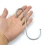 Combo 30 cái móc treo đồ chữ S tiện dụng sáng bóng không gỉ 7.4cm
