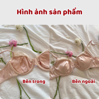 Áo Lót Lụa Satin ENMA Mút Mỏng Kết Hợp Chút Ren Quyến Rũ Nâng Ngực Thoải Mái Nhẹ Nhàng BRA16