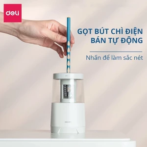 Gọt Bút Chì Điện Tự Động Cỡ Lớn – Mài Nhanh, An Toàn, Dùng Cho Học Sinh & Văn Phòng