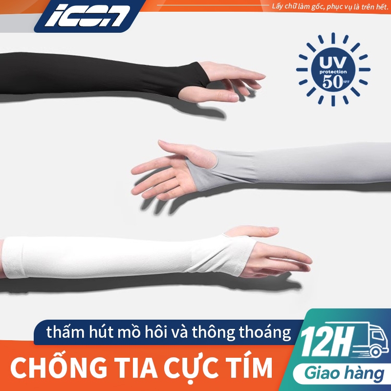 ICON Tay áo chống nắng ngoài trời chống tia cực tím UPF50+, dành riêng cho các chuyến đi ngoài trời.