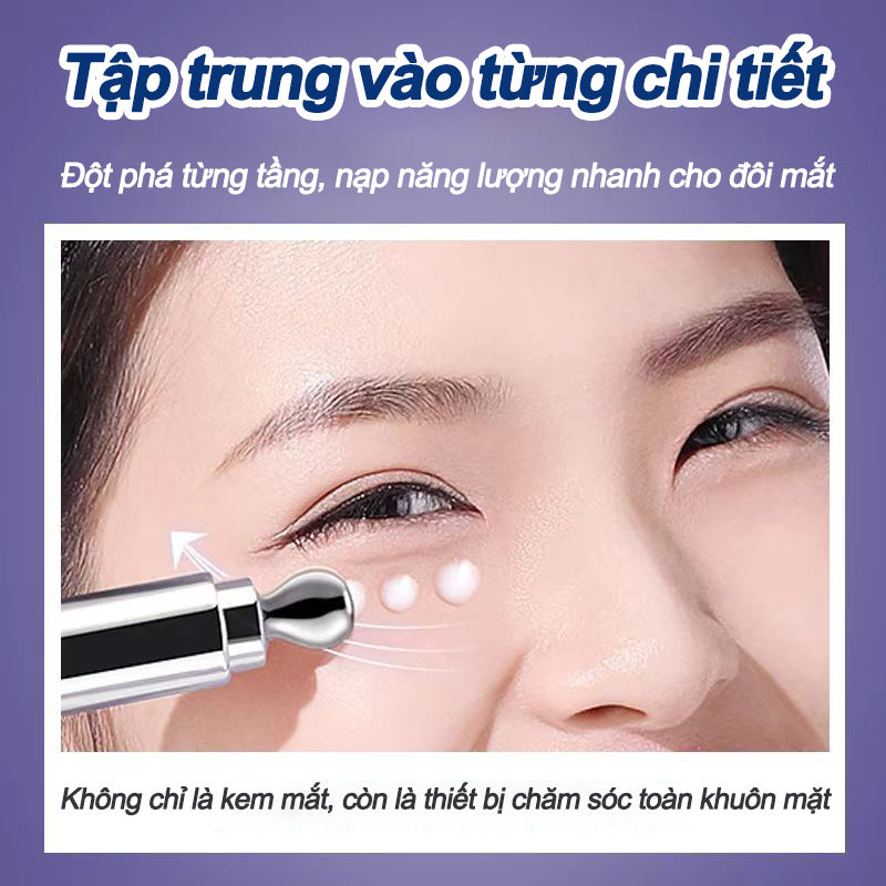 【Mua 1 Tặng 1】Kem dưỡng mắt Massage điện, kem dưỡng mắt, Kem Mắt Giảm Thâm Quầng - Trắng sáng da, giảm nếp nhăn