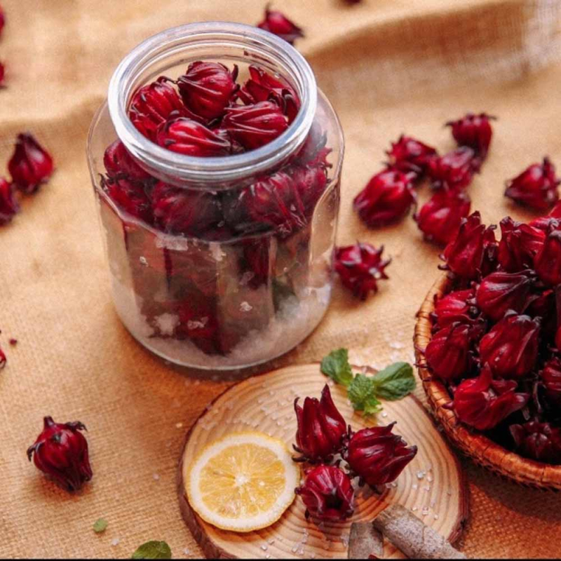 Hoa Atiso Đỏ Ngâm Đường Hiệu Wonderful - Hộp 950g