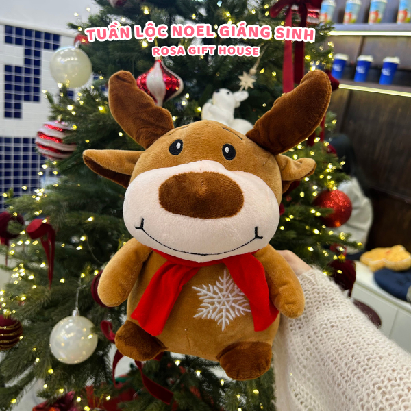 Tuần Lộc, Người Tuyết, Ông Già Noel - Quà Tặng Giáng Sinh Noel Ấm Áp, Ý Nghĩa Rosa Gift House