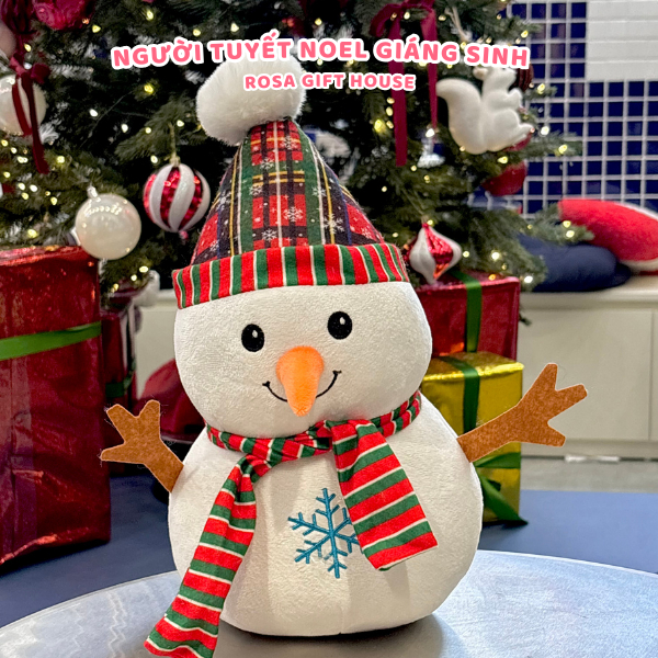Tuần Lộc, Người Tuyết, Ông Già Noel - Quà Tặng Giáng Sinh Noel Ấm Áp, Ý Nghĩa Rosa Gift House