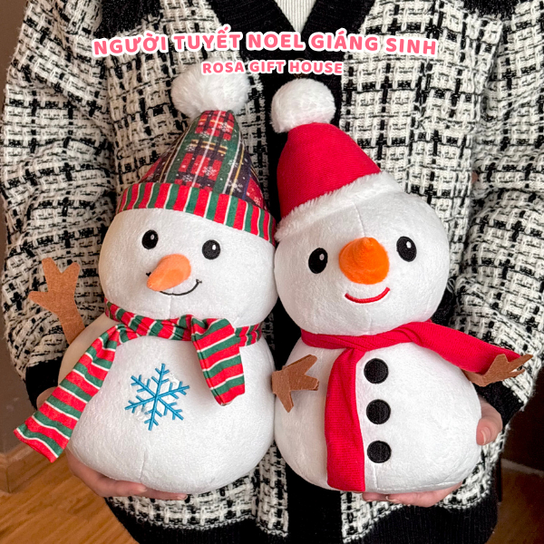 Tuần Lộc, Người Tuyết, Ông Già Noel - Quà Tặng Giáng Sinh Noel Ấm Áp, Ý Nghĩa Rosa Gift House
