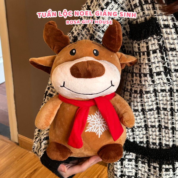 Tuần Lộc, Người Tuyết, Ông Già Noel - Quà Tặng Giáng Sinh Noel Ấm Áp, Ý Nghĩa Rosa Gift House