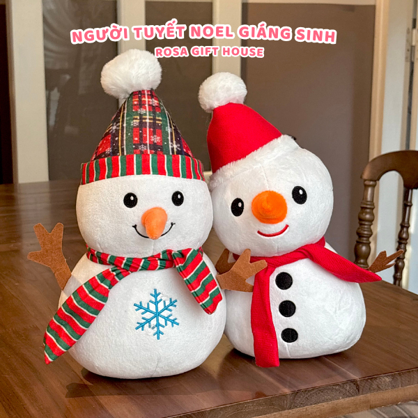 Tuần Lộc, Người Tuyết, Ông Già Noel - Quà Tặng Giáng Sinh Noel Ấm Áp, Ý Nghĩa Rosa Gift House