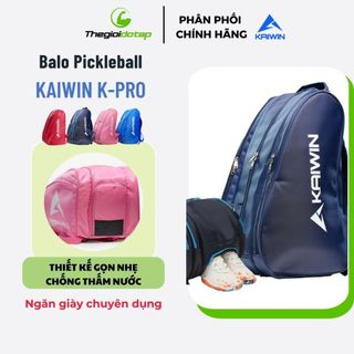 Balo Pickleball Kaiwin K-PRO, Balo thể thao, chống nước, đa năng, đa ngăn thegioidotap