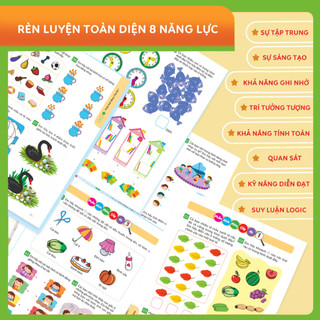 Sách - 508 Câu Hỏi Rèn Luyện Tư Duy Cho Trẻ Tiền Tiểu Học (Dành Cho Trẻ 4-5 Tuổi) – Bộ 2 Tập