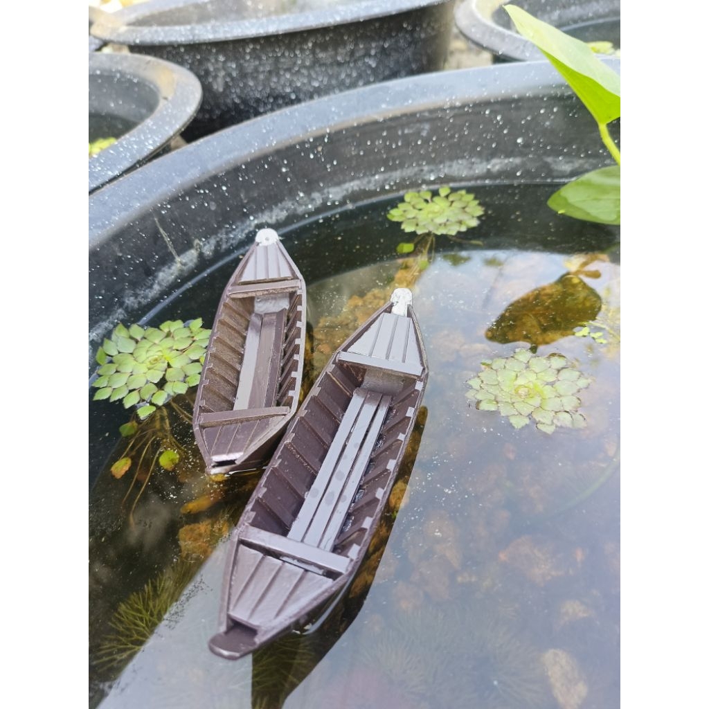 xuồng ba lá miền tây thả hồ cá cảnh 16cm, để hồ thủy sinh, cá cảnh , trang trí hồ cá