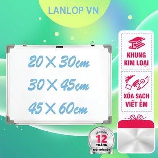Bảng trắng 20x30CM 30x45CM 45x60CM Bảng từ viết bút lông trắng tặng kèm bút & lau bảng