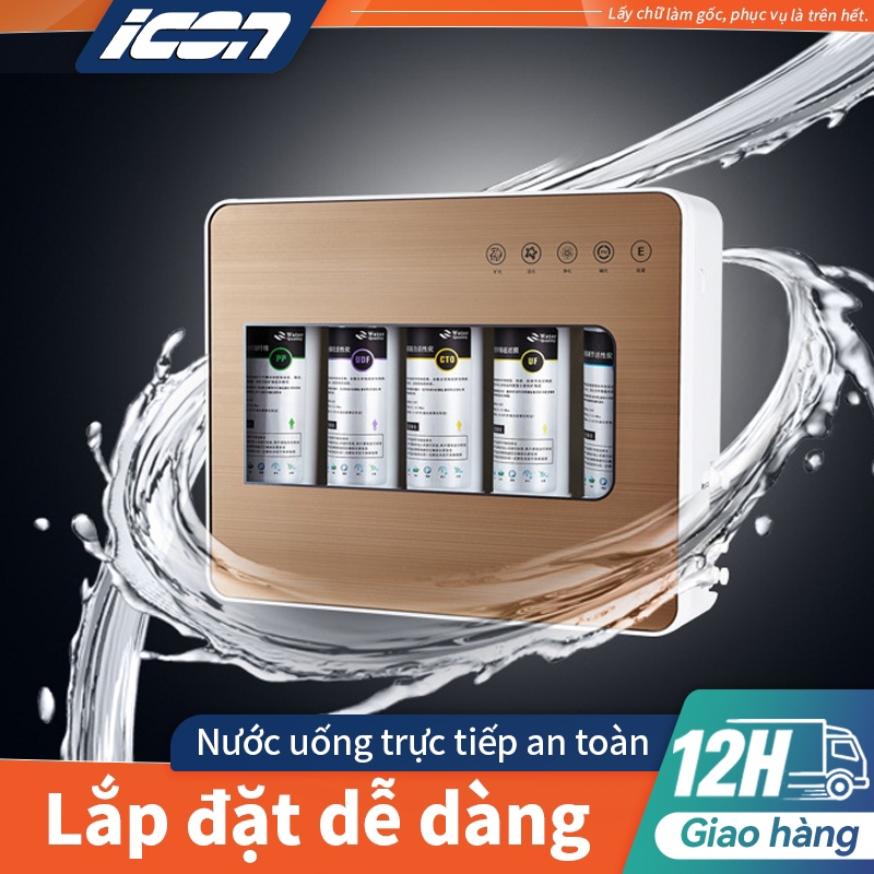 Máy lọc nước 5 cấp ICON cao cấp - 5 lõi lọc sạch 99.9% tạp chất, tiết kiệm điện, dễ lắp đặt