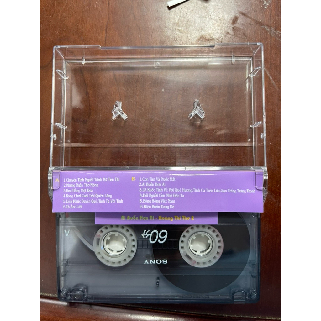 Cassette tape Thuý Nga - Hoàng Thi Thơ 2