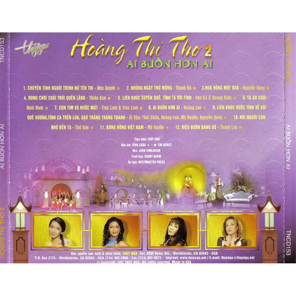 Cassette tape Thuý Nga - Hoàng Thi Thơ 2
