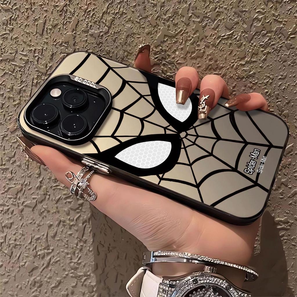 Gợn sóng mạng nhện phù hợp với iphone 17/16/15 apple điện thoại trường 14/13/11 từ hấp thụ vỏ