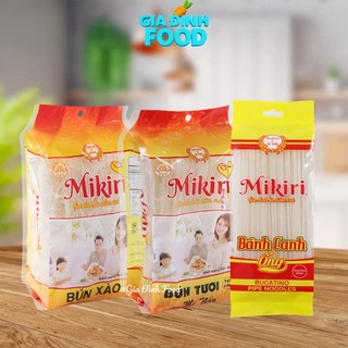 Bún Khô Mikiri 350g, 400g Bánh canh ống - Bún Xào – Bún Tươi Sấy Khô Dẻo Mềm, Sạch