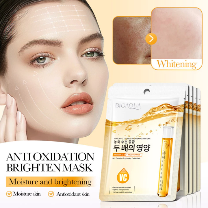 COMBO 30 mặt nạ dưỡng ẩm mặt nạ giấy mặt nạ dưỡng trắng da cấp ẩm da mặt phục hồi trắng da mặt b5 collagen chống oxy hóa