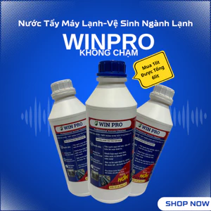 Nước tẩy dàn máy lạnh Winpro Không Chạm với tỉ lệ pha 1/5