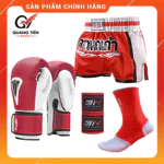 Combo Võ Thuật Cơ Bản – Găng Boxing BN 8.0 + Quần Muay + Băng Đa + Tất bảo vệ khớp cổ chân — ảnh 3